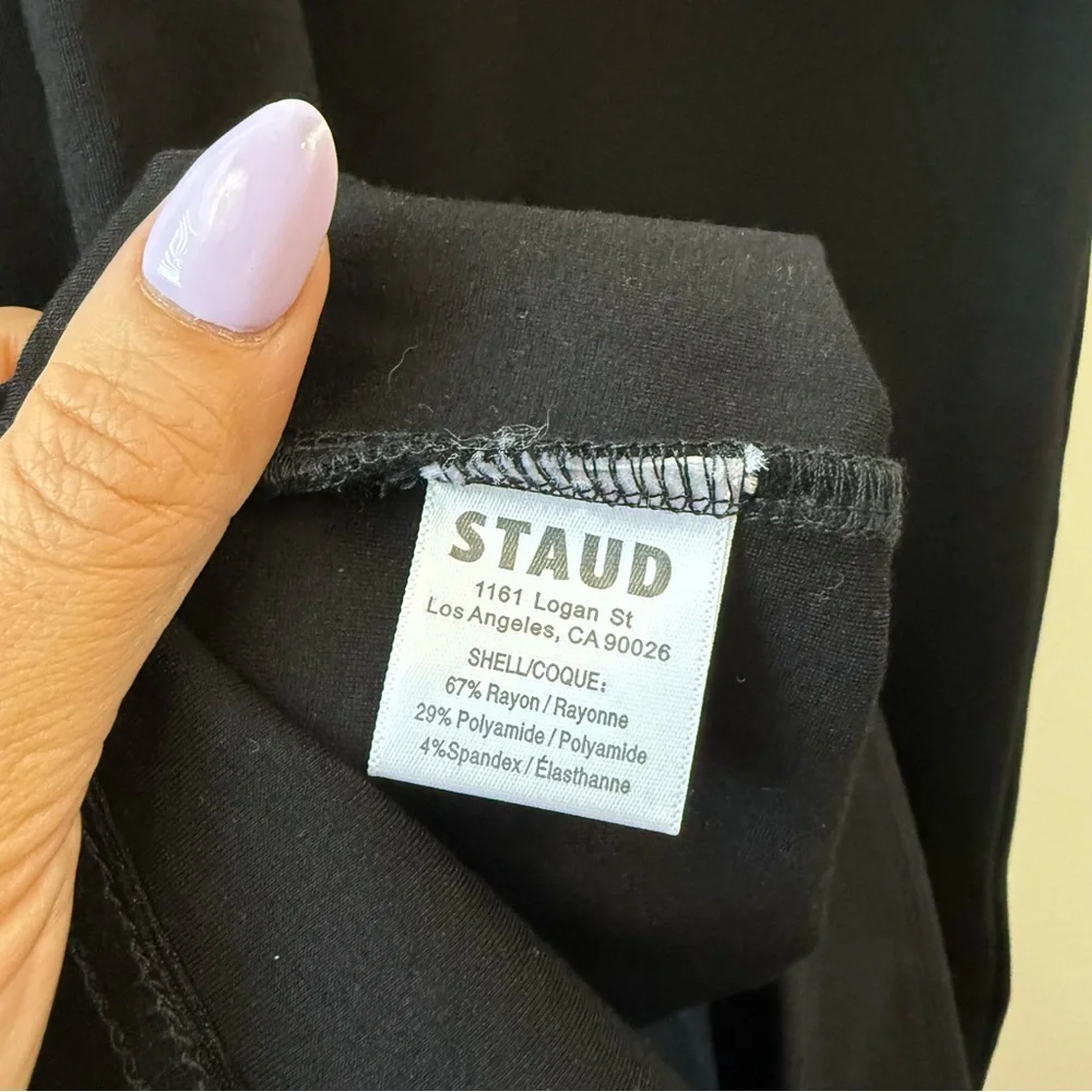 STAUD Arlette‎ Cut Out Maxi Dress Black M - Picture 7 of 11